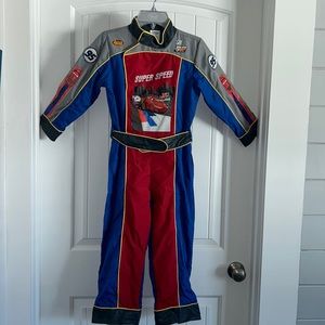 Disney Lightening Mc Queen jumpsuit.